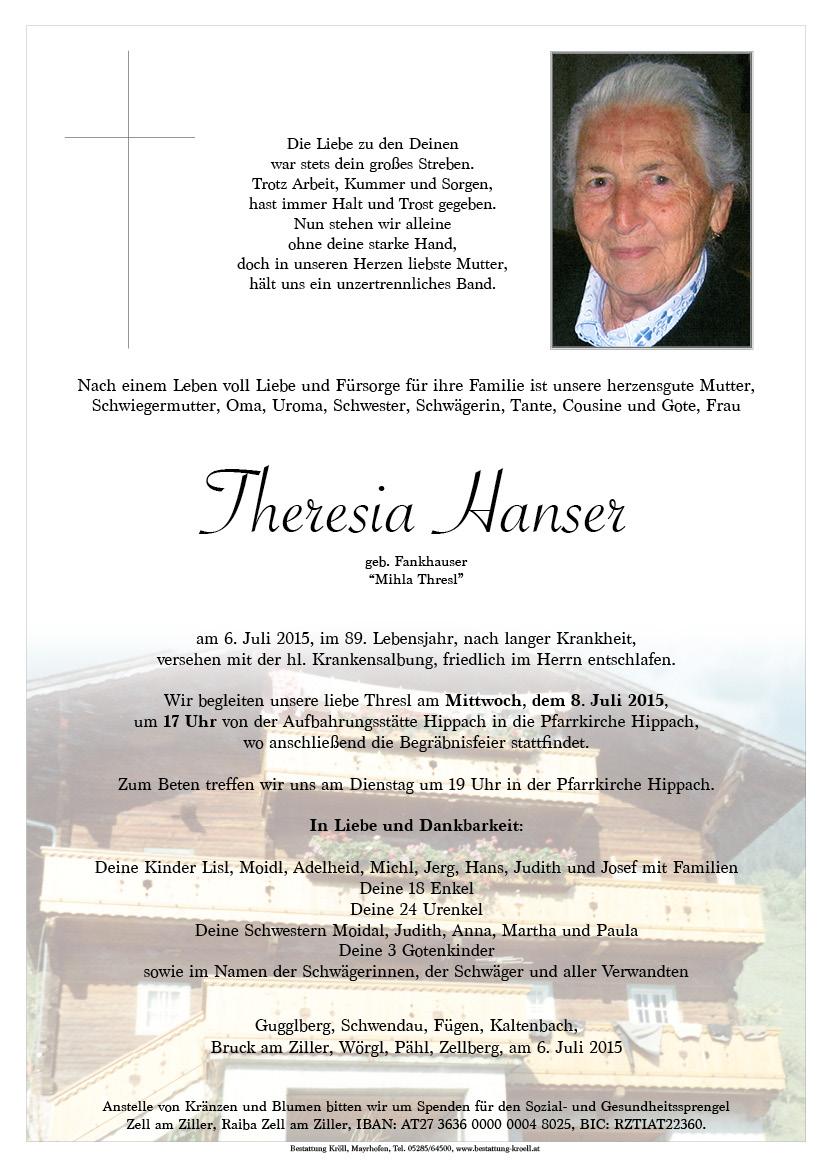 Bild von Theresia Hanser