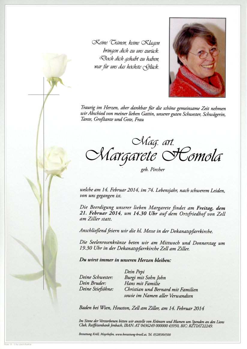 Bild von Margarete Homola