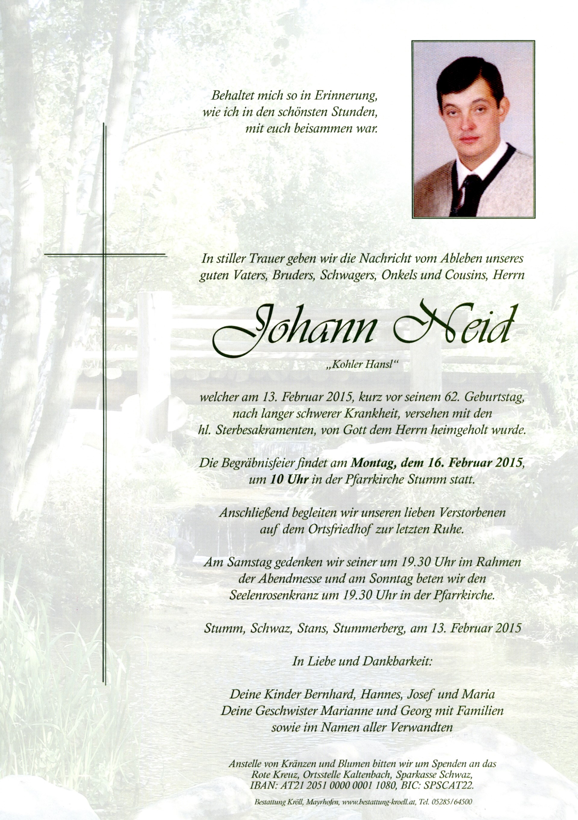 Bild von Johann Neid