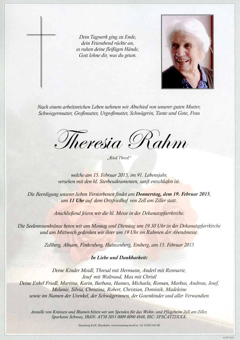 Bild von Theresia Rahm