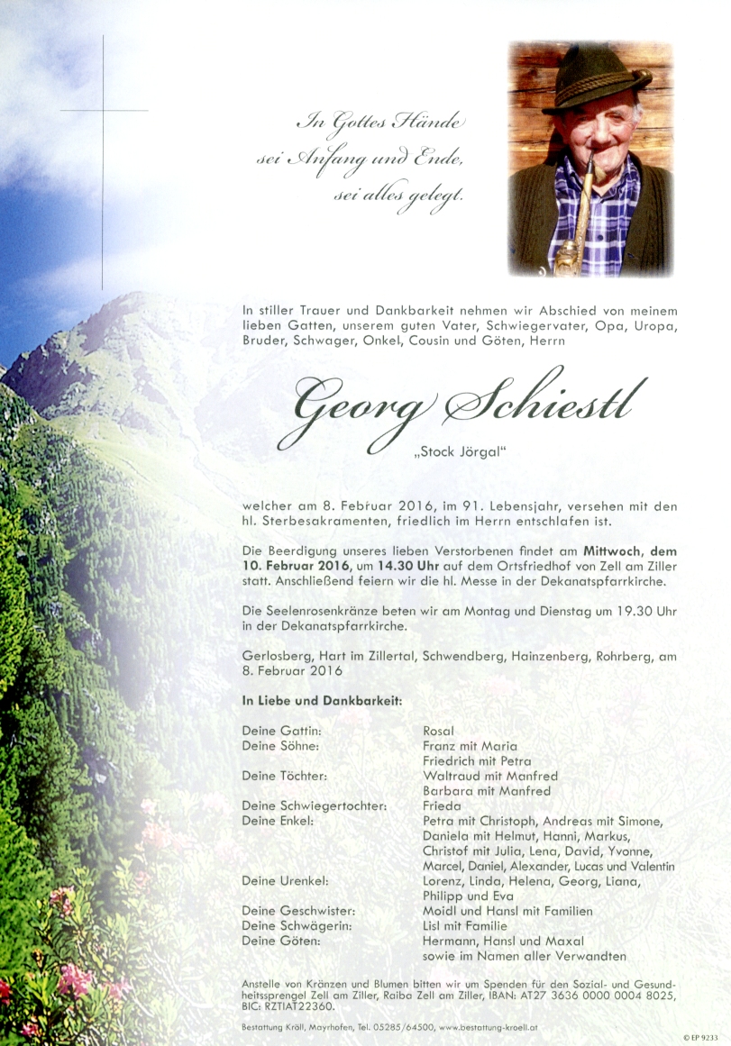 Bild von Georg Schiestl