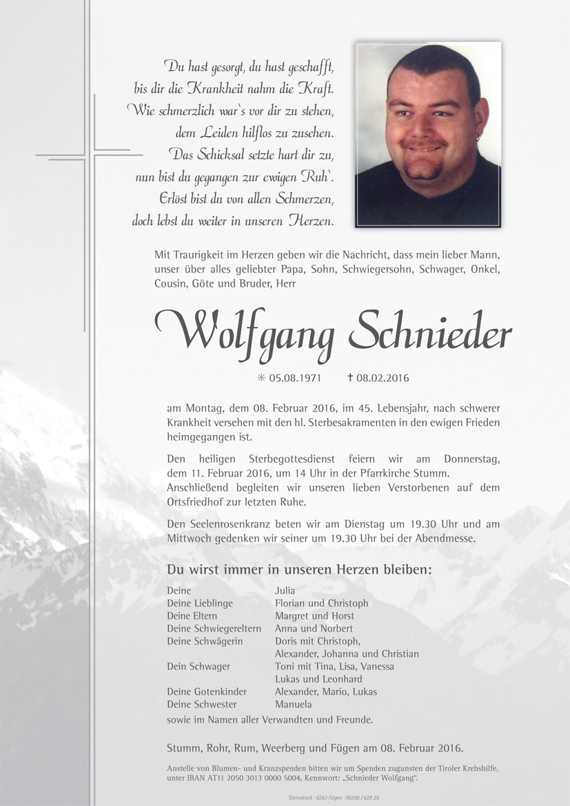 Bild von Wolfgang Schnieder