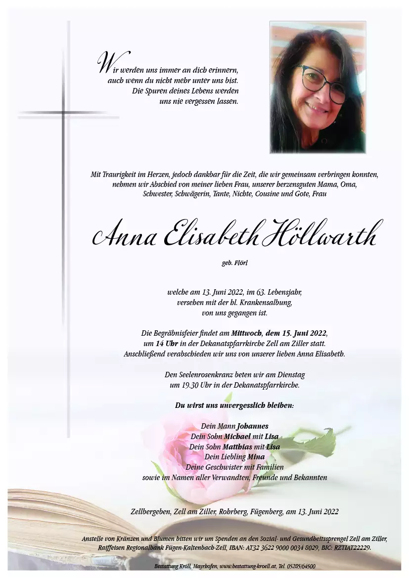 Parte von Anna Elisabeth Höllwarth
