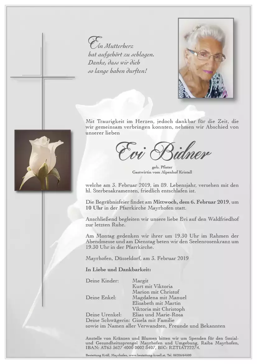 Parte von Evi Bidner