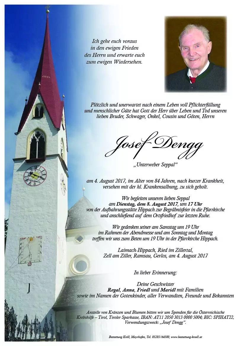 Parte von Josef Dengg