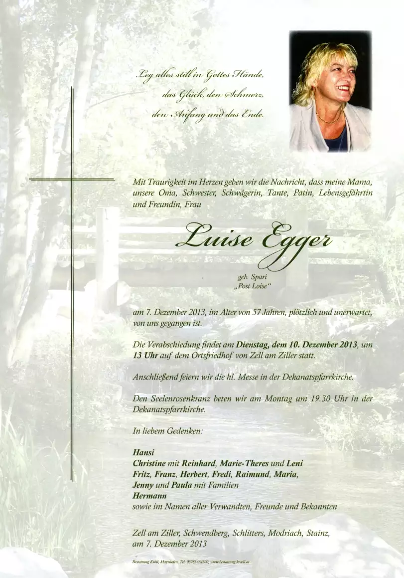 Parte von Luise Egger