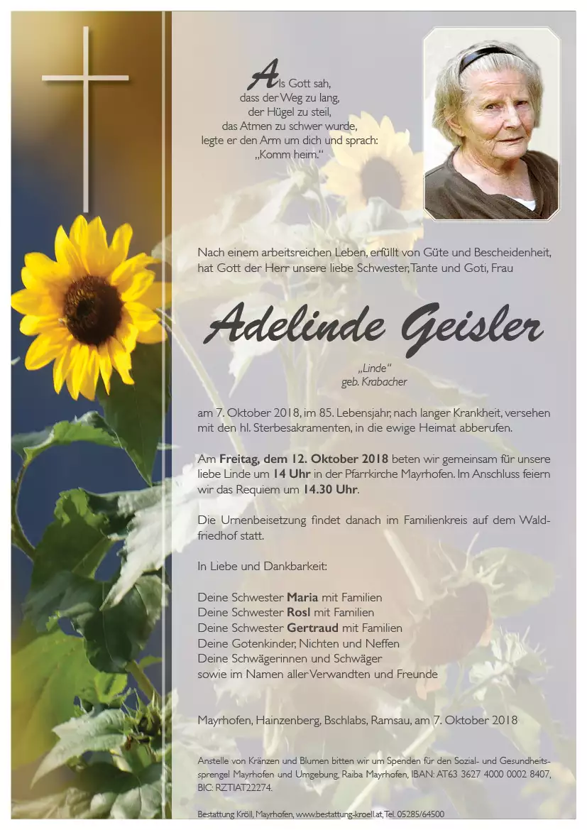 Parte von Adelinde Geisler