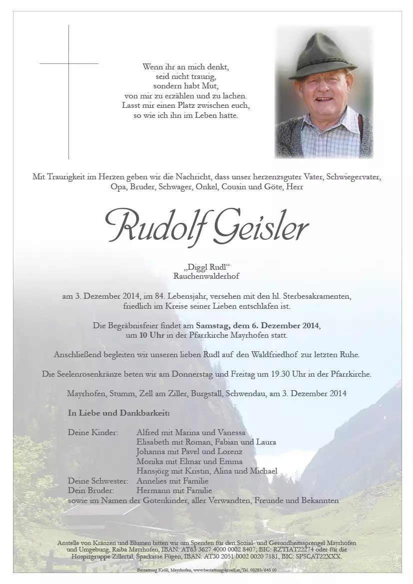 Parte von Rudolf Geisler