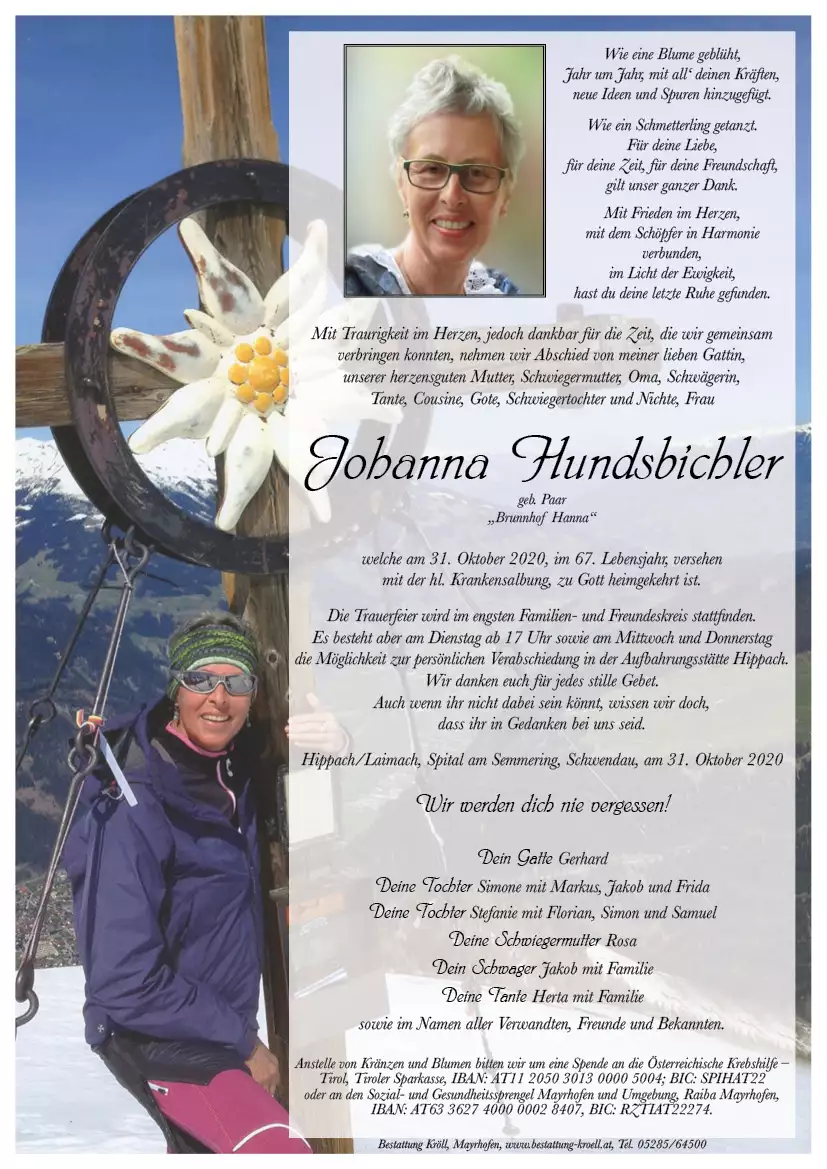 Parte von Johanna Hundsbichler