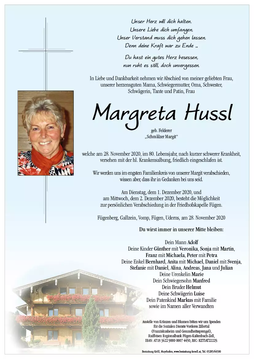 Parte von Margreta Hussl