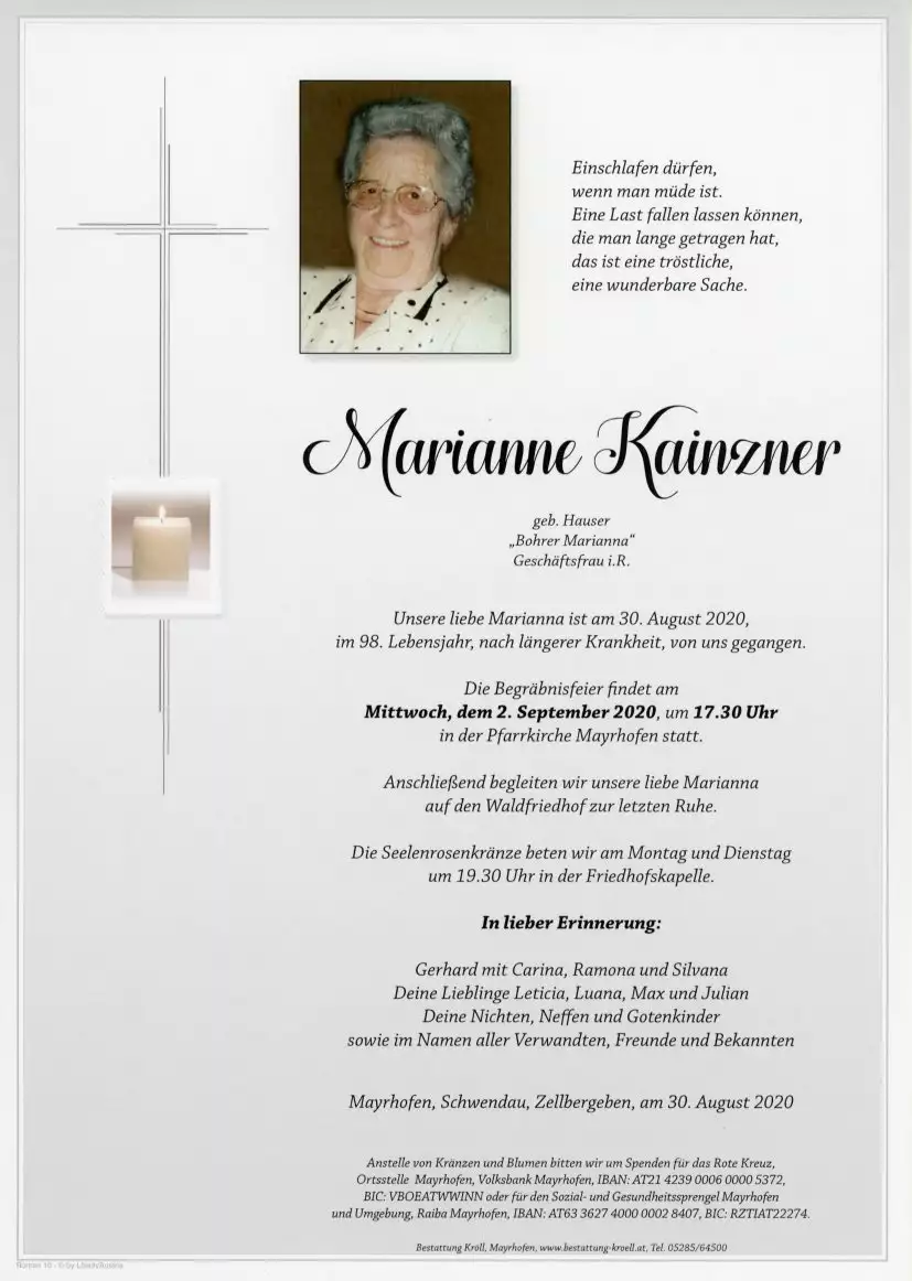 Parte von Marianne Kainzner