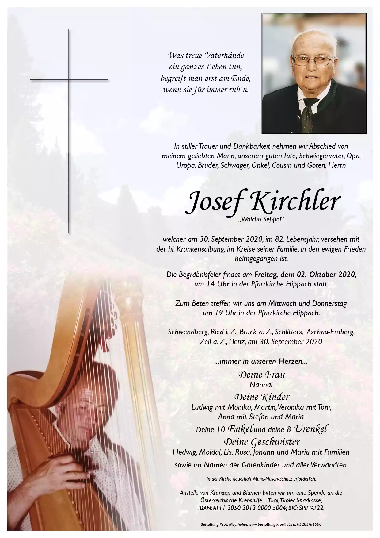 Parte von Josef  Kirchler