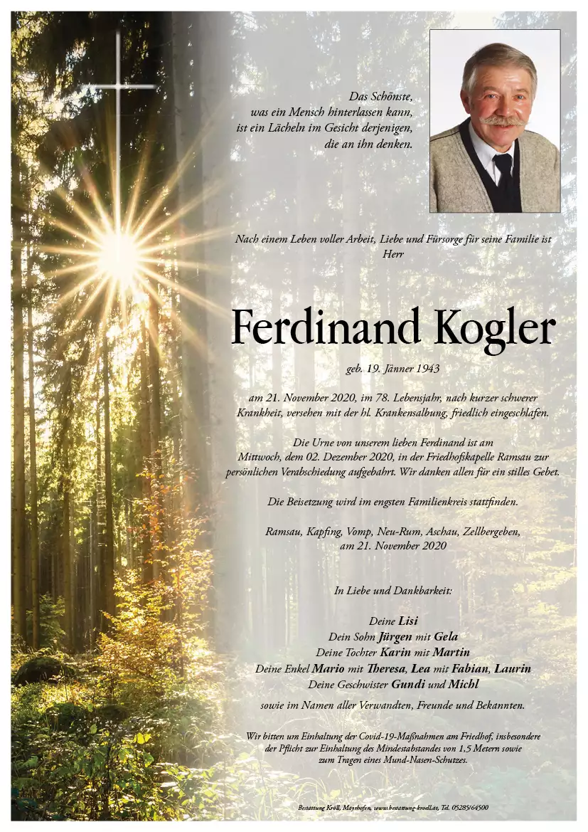 Parte von Ferdinand Kogler