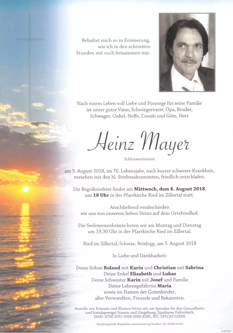 Parte von Heinz Mayer