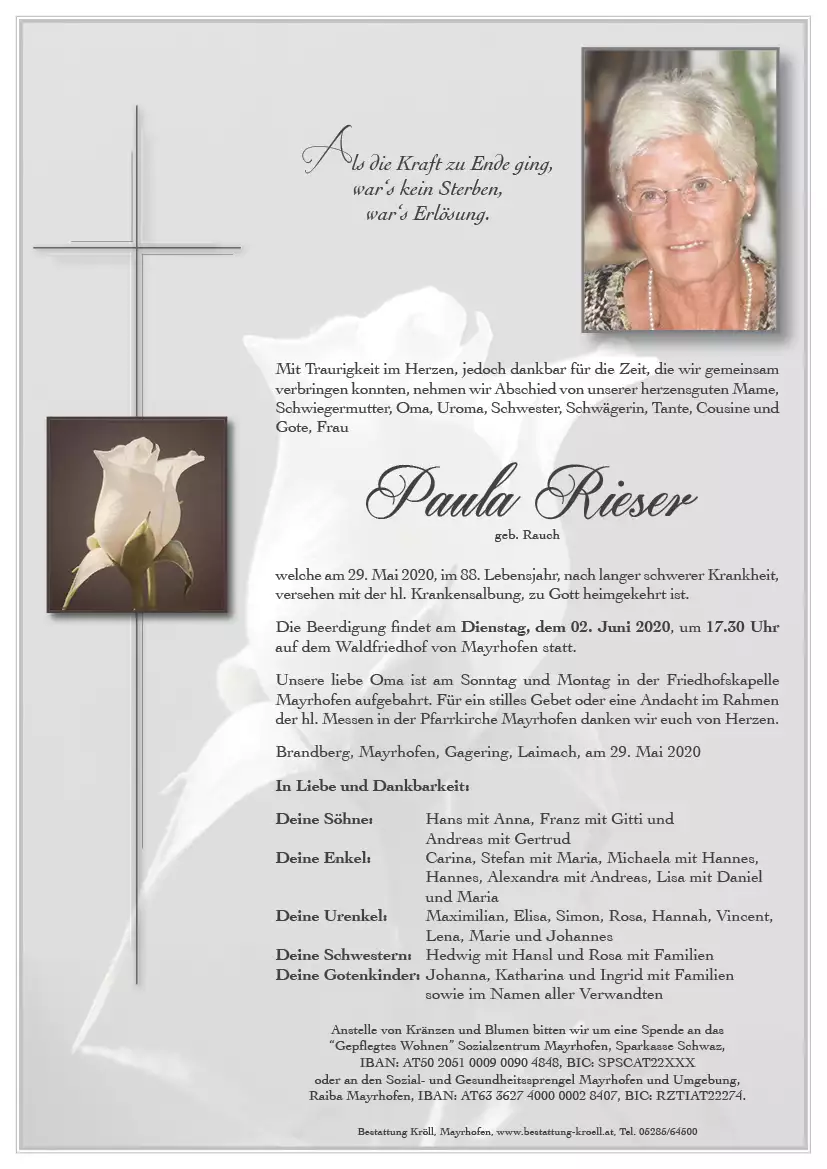 Parte von Paula Rieser