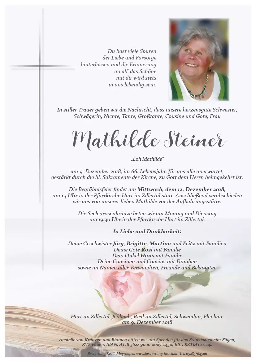 Parte von Mathilde Steiner