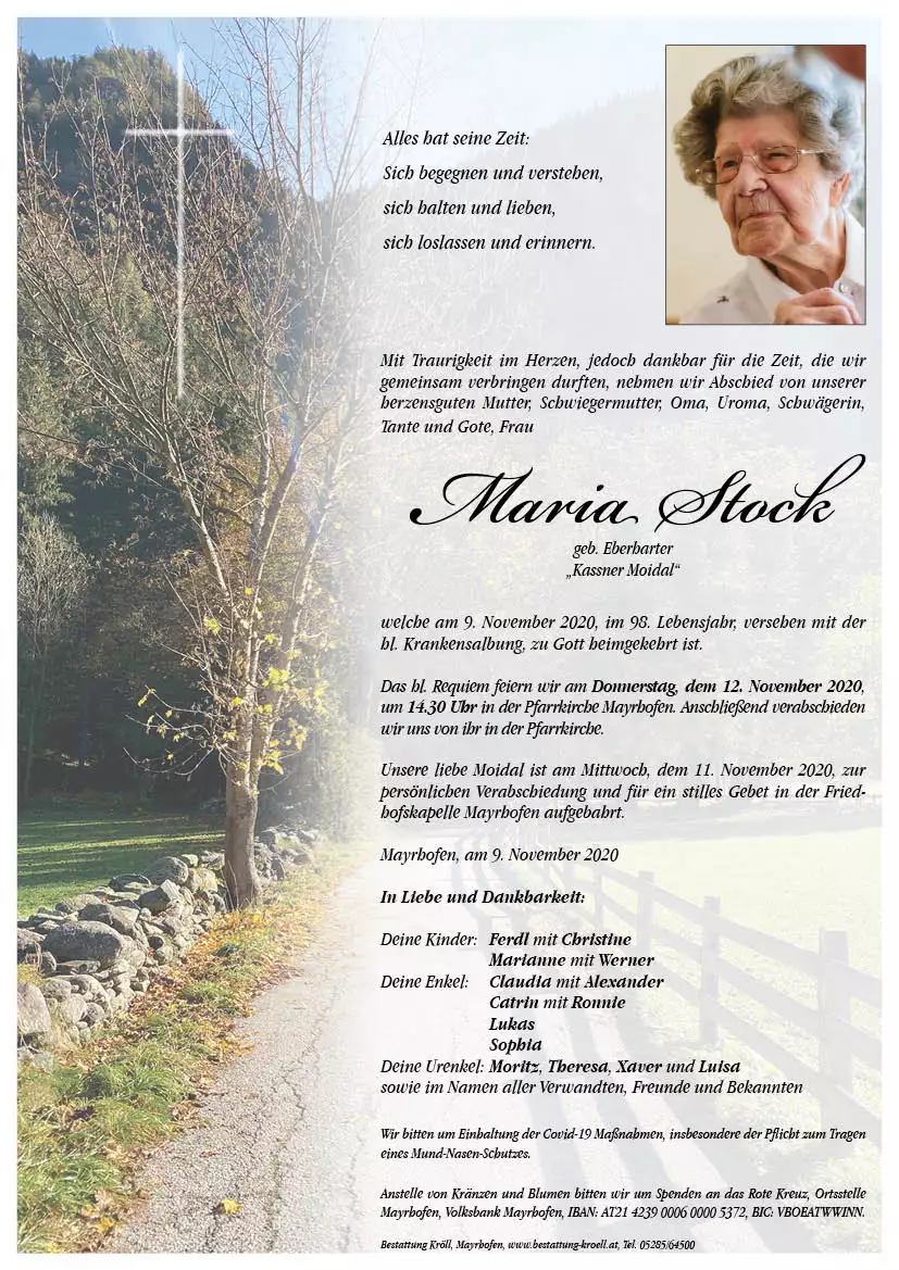 Parte von Maria Stock