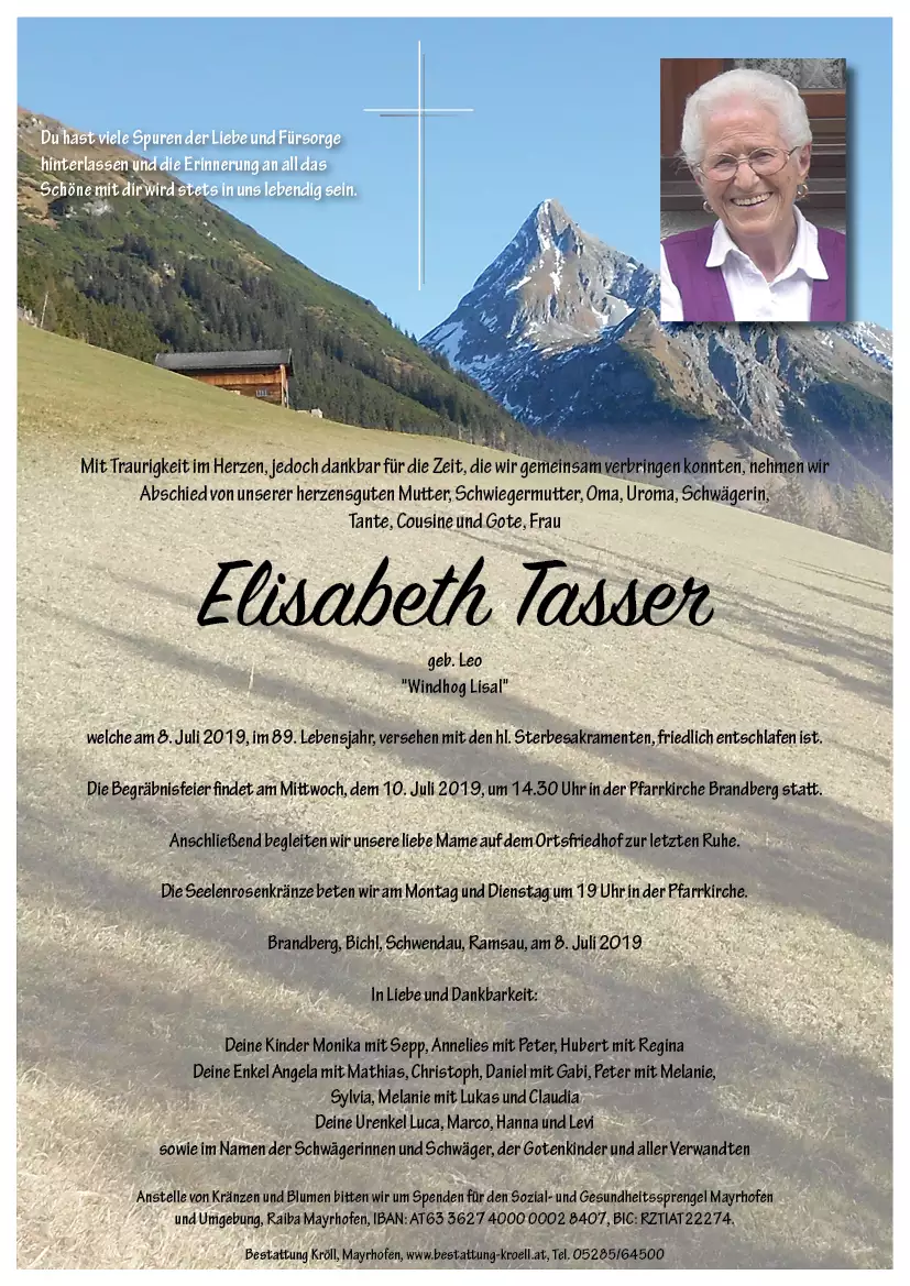 Parte von Elisabeth Tasser