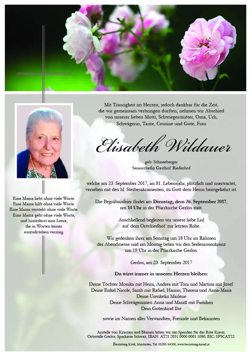 Parte von Elisabeth Wildauer
